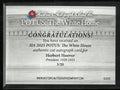 2025 Historic Autograph POTUSL The White House Herbert Hoover Auto 3/20