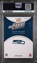 2025 Panini Collectors Convention VIP Gold Jalen Milroe Blue Sparkle RC PSA 10