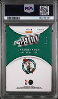 2025 Panini Collectors Convention Vip Gold Jayson Tatum Red Sparkle PSA 10 /99