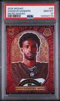 2025 Panini Mosaic Micro Rookie Mosaic Shedeur Sanders #20 PSA 10