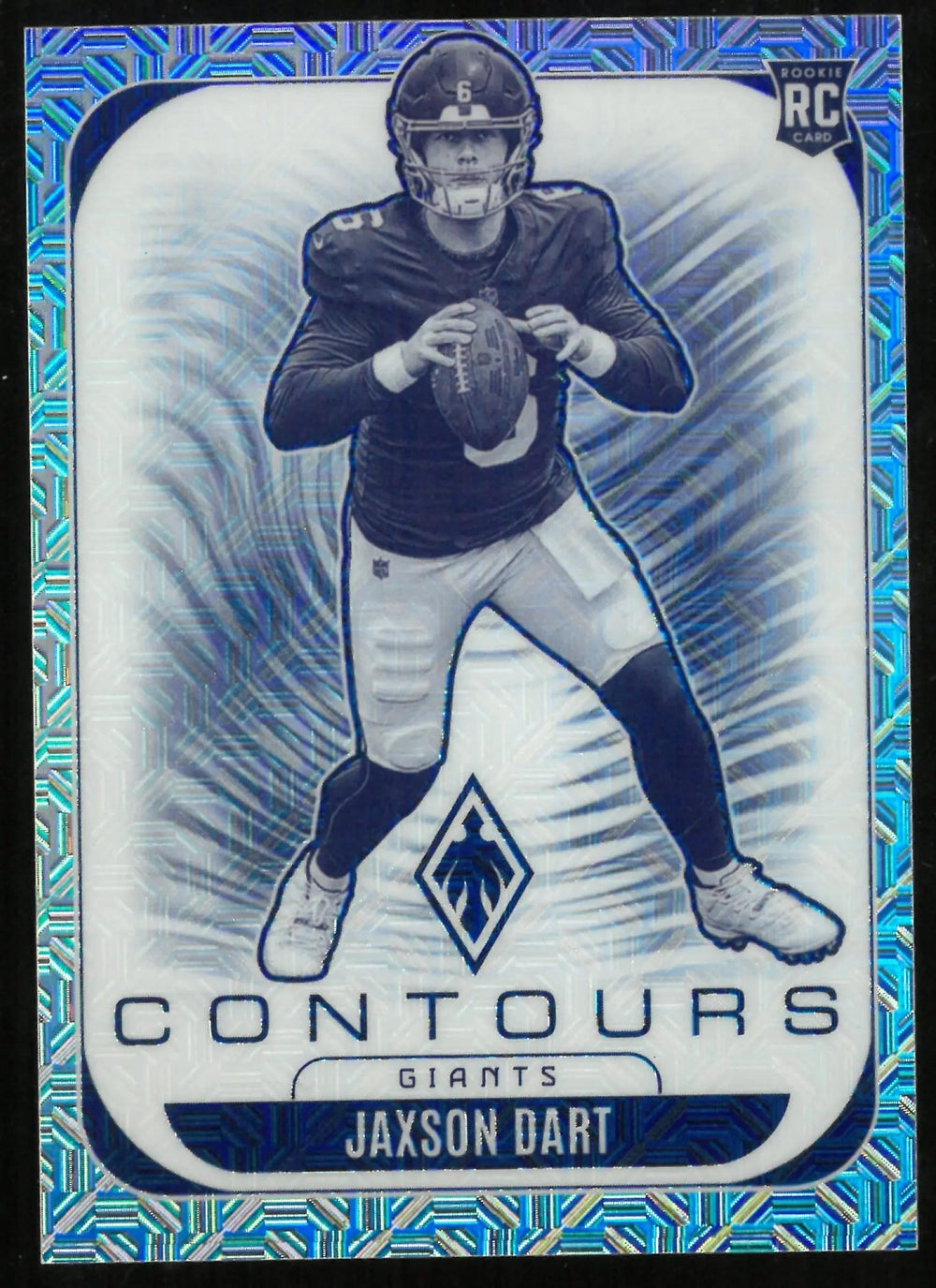 2025 Panini Phoenix Football Jaxson Dart RC Rookie Contours /75