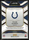 2025 Panini Select Prizm Rookie Patch Autograph Tyler Warren Tie Dye /25 RC