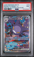 2025 Pokemon Destined Rivals Rocket's Crobat EX SIR PSA 9 234/182