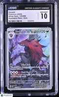 2025 Pokemon White Flare Illustration Rare Zoroarke143/086 CGC 10