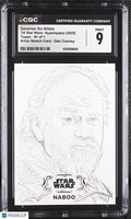 2025 Star Wars '24 : Hyperspace Governor Sio Bibble Art Card #1 of 1 CGC 9