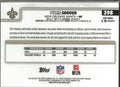 2025 Topps Chrome Football Blue Geometric Refractor Rookie Tyler Shough /150