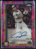 2025 Topps Chrome Baseball Cam Smith RC Auto Purple Lava Lamp /299 RC