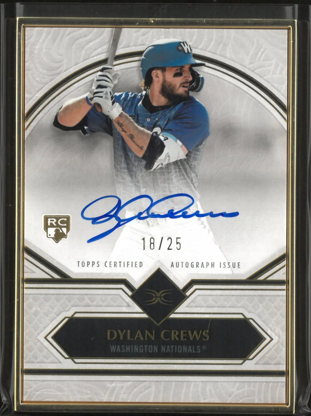 2025 Topps Definitive Collection Baseball Framed Auto Rookie Dylan Crews /25