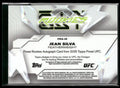 2025 Topps Finest UFC Checkerboard Rookie Auto Jean Silva /75