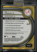 2025 Topps Five Star Auto Jazz Chrisholm Jr /50