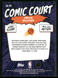 2025 Topps Flagship Basketball Comic Court Devin Booker