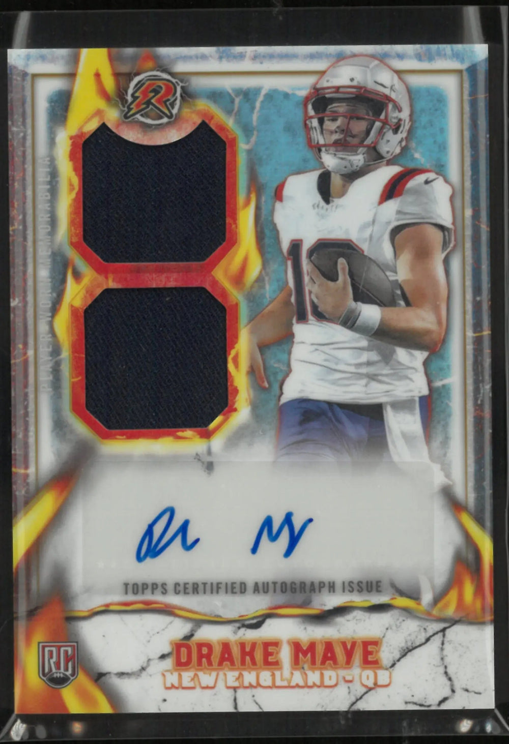 2025 Topps Ignite Rookie Patch Autograph Drake Maye Auto RC
