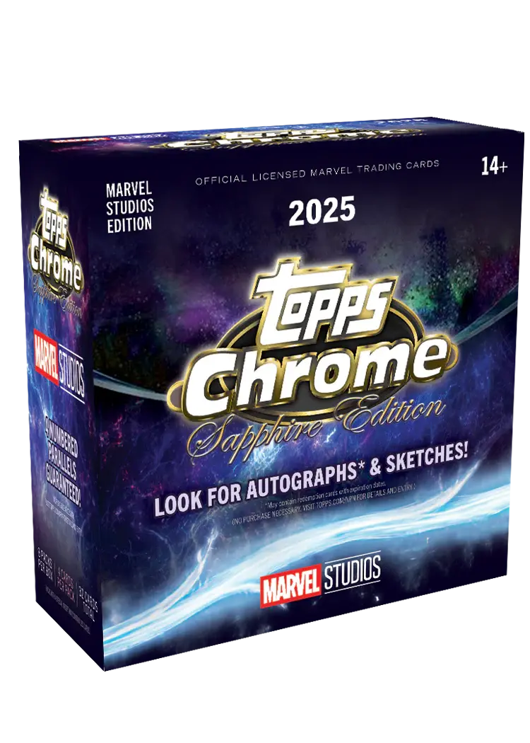 2025 Topps Marvel Studios Chrome® Sapphire Hobby Box