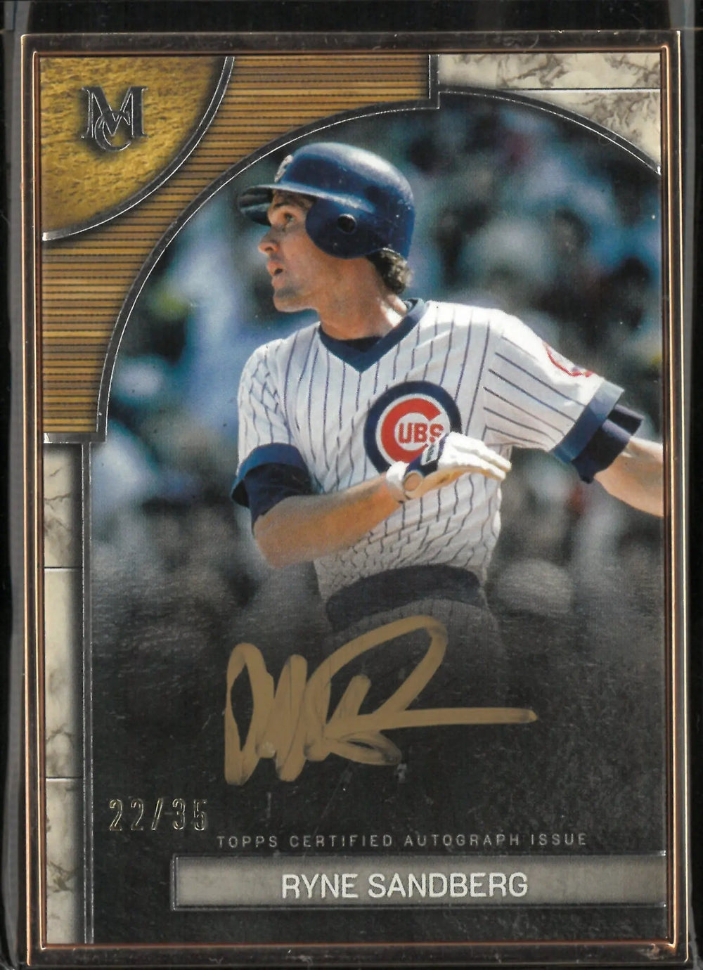 2025 Topps Museum Collection Framed Autograph Ryne Sandberg /35