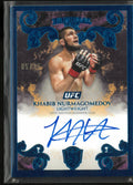 2025 Topps Royalty Collection Imperial Ink Khabib Nurmagomedov Blue /25