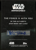 2025 Topps Star Wars Hyperspace Sketch Art Card Auto Mustafar By Chris Thorne