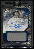 2025 Topps Transcendent World Series Relic Juan Soto Autograph Auto Blue /10