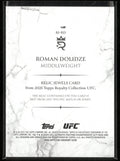 2025 Topps UFC Royalty Relic Jewels Roman Dolidze Patch Blue /1