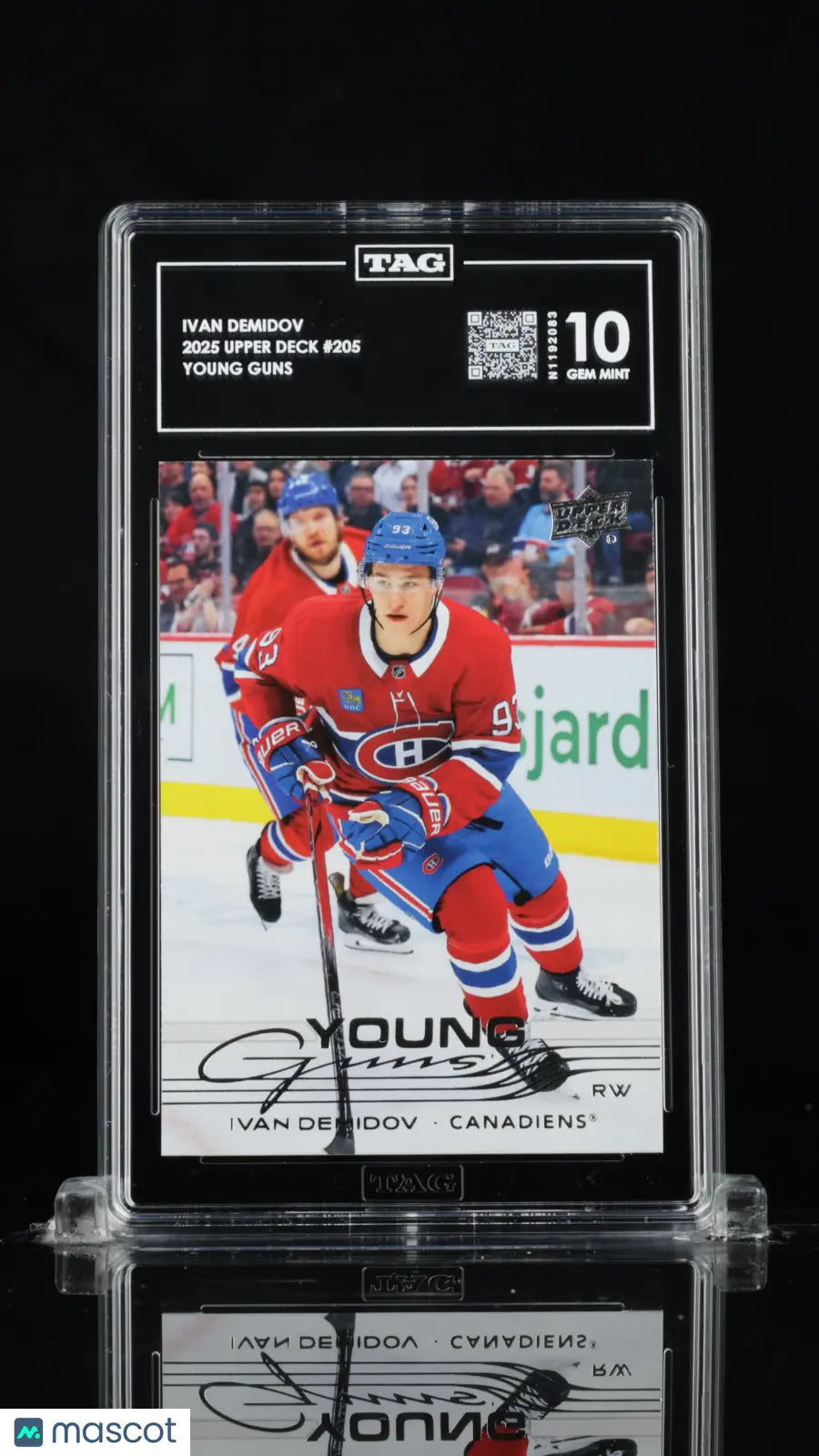 2025 Upper Deck Ivan Demidov #205 TAG 10