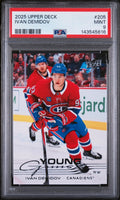 2025 Upper Deck Series 1 Young Guns Rookies Ivan Demidov RC PSA 9