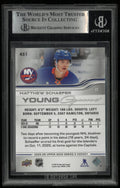 2025 Upper Deck Series 2 Young Guns Matthew Schaefer Rookie RC BGS 9