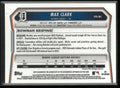 2026 Topps Bowman Chrome Autograph Max Clark Auto Green Refractor /99