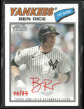2026 Topps Heritage Ben Rice Autograph /77