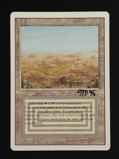 Scrubland - Signed