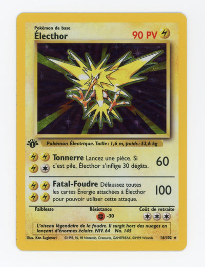 Zapdos — French|Rare|1st Edition|Holo — ID 17818