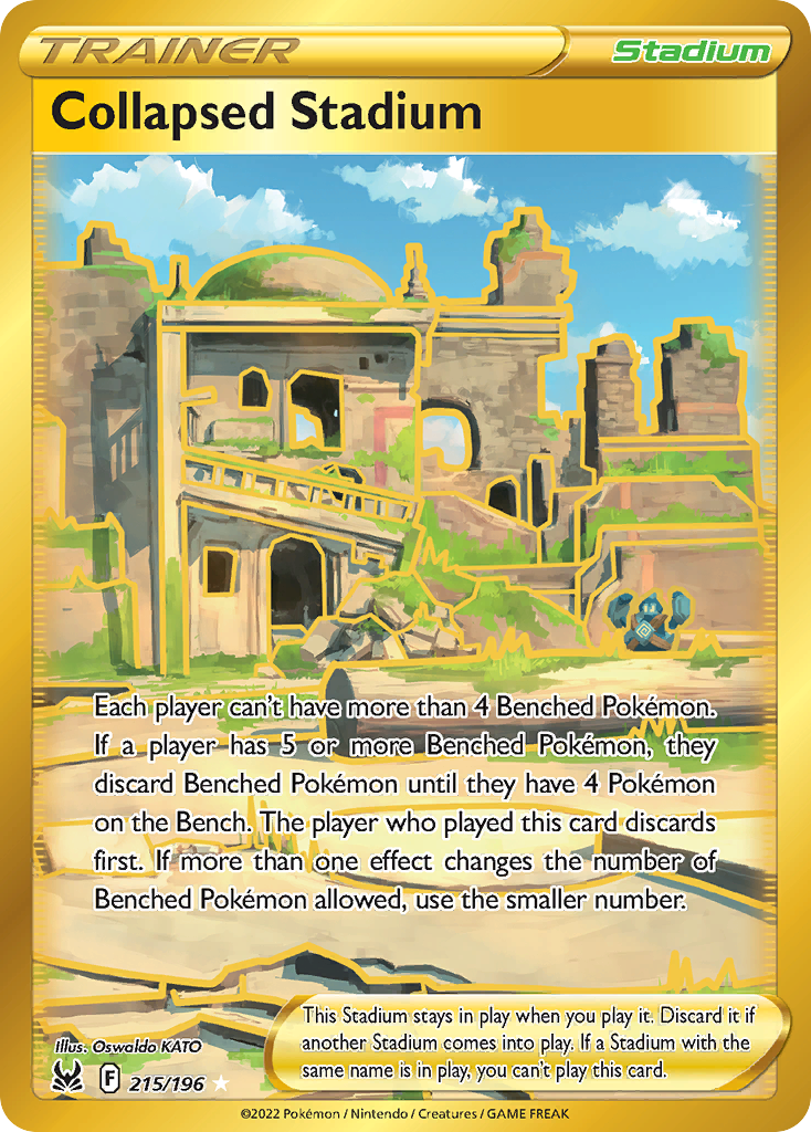 Collapsed Stadium 215 196 Lost Origin Holofoil