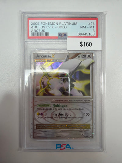 Pokemon Arceus Lv. X 96/99 PSA 8