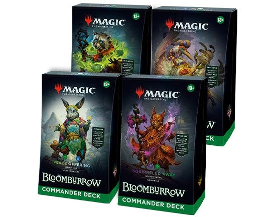Magic The Gathering Bloomburrow Commander Decks 4CT