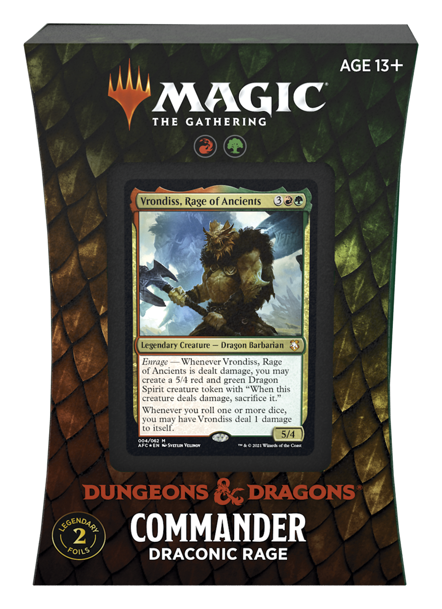 Adventures in the Forgotten Realms - Draconic Rage Commander Deck