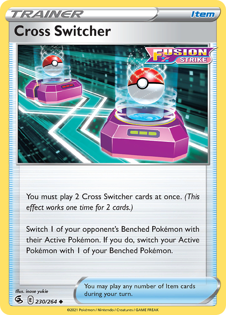 Cross Switcher 230 264 Fusion Strike Reverse Holofoil