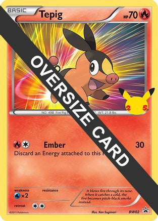 Tepig Bw02 1st Partner Pack