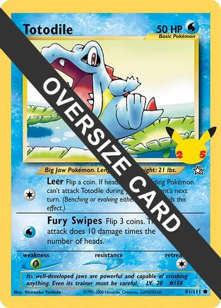 Totodile 81 1st Partner Pack