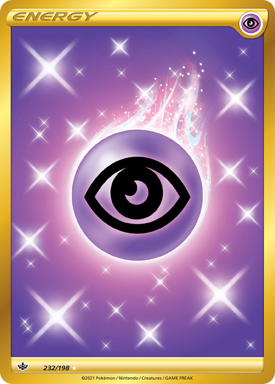 Psychic Energy 232 198 Chilling Reign Holofoil