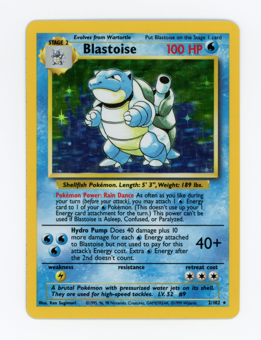 Blastoise — Rare|Unlimited|Holo — ID 17788