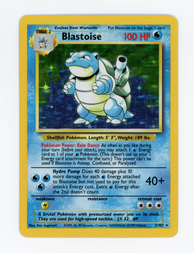 Blastoise — Rare|Unlimited|Holo — ID 17788