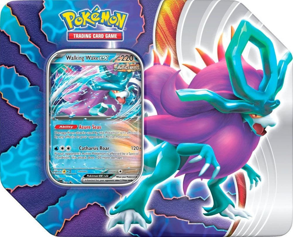 Pokemon Paradox Clash Tin Walking Wake