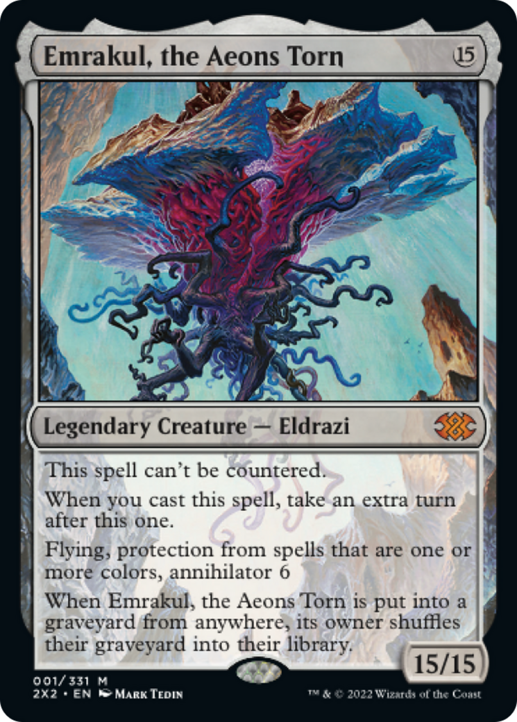 Emrakul, the Aeons Torn (2X2-001) - Double Masters 2022 Foil