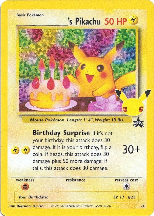 ______'s Pikachu - 24/53 - (Celebrations: Classic Collection)