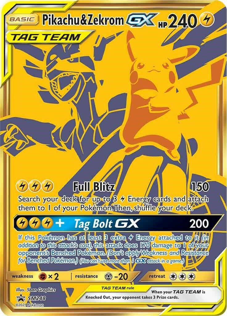 Pikachu & Zekrom GX - SM248 - SM248 - (SM Promos)