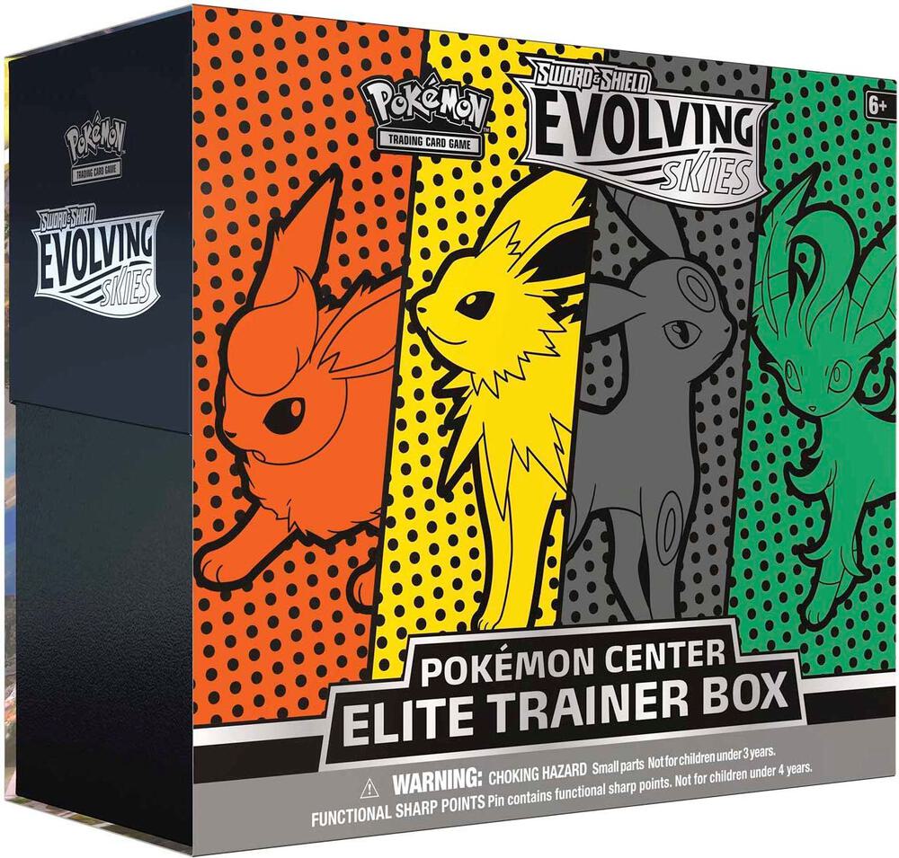 Evolving Skies Pokemon Center Elite Trainer Box [Jolteon/Flareon/Umbreon/Leafeon]