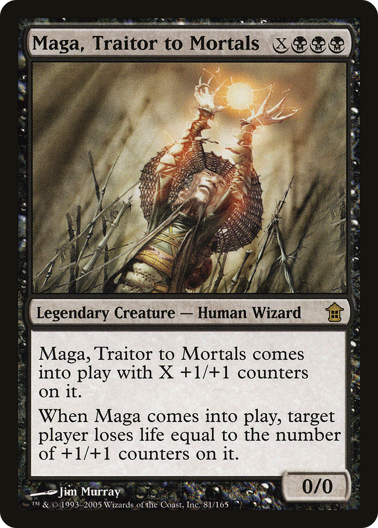 Maga, Traitor to Mortals (SOK-081) - Saviors of Kamigawa Foil