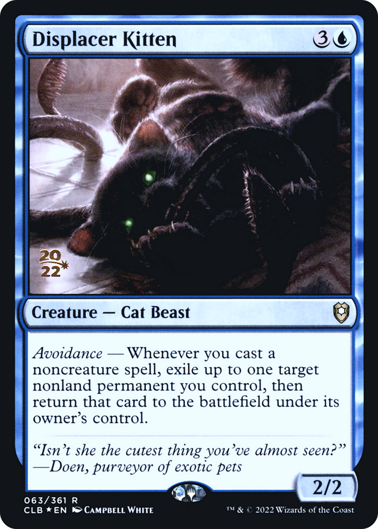 Displacer Kitten (PRE-63S) - Battle for Baldur's Gate Promos Foil