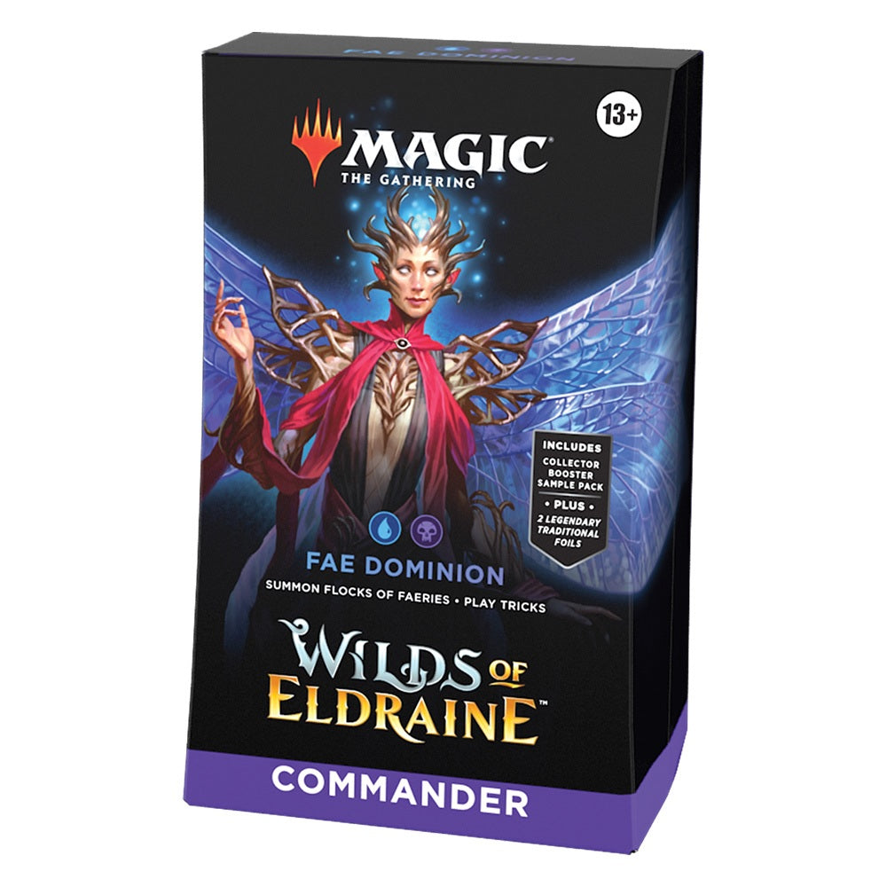 Magic The Gathering Wilds of Eldraine Commander Deck Fae Dominion