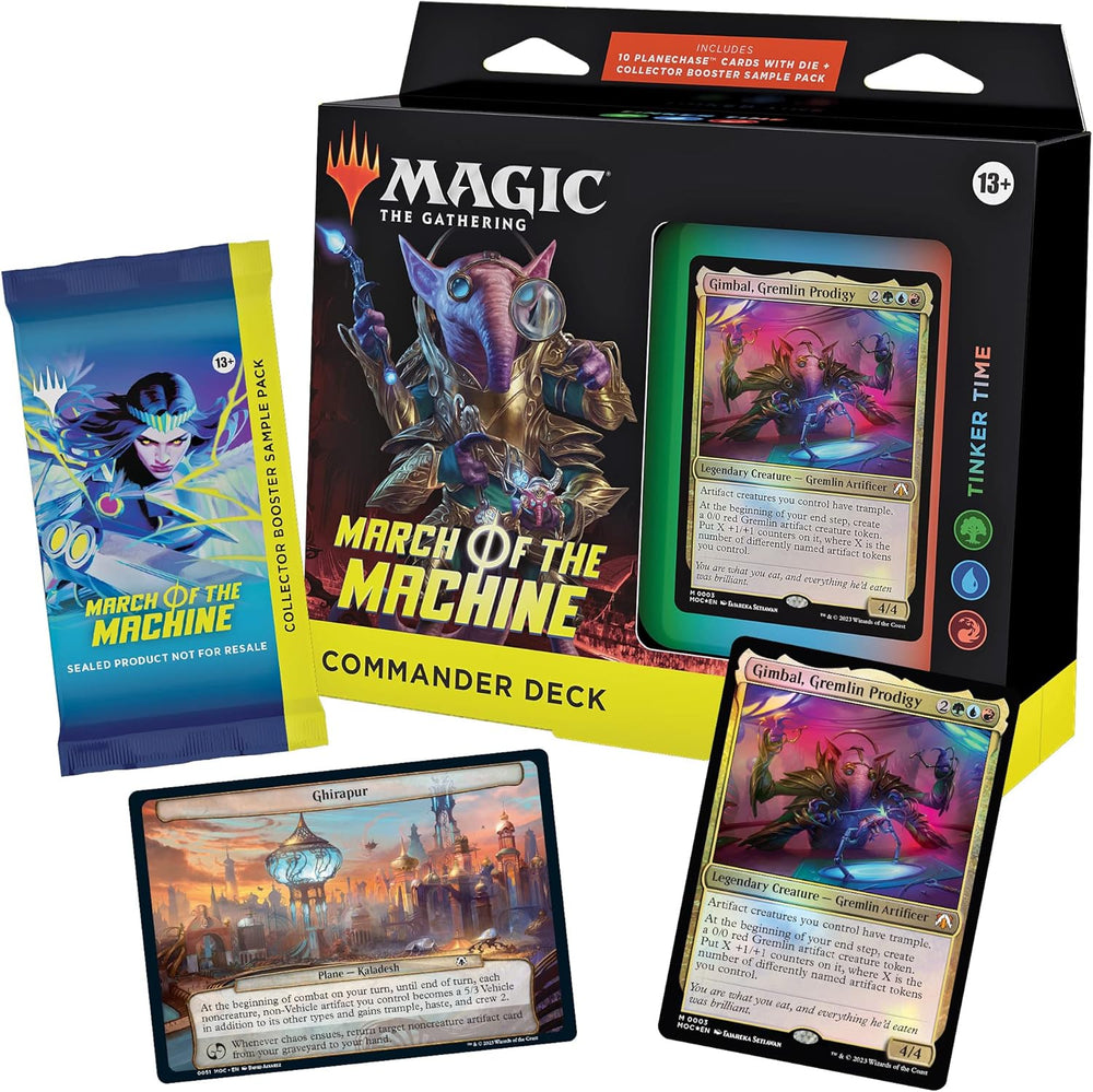 Magic The Gathering March of the Machine Commander Deck Tinker Time