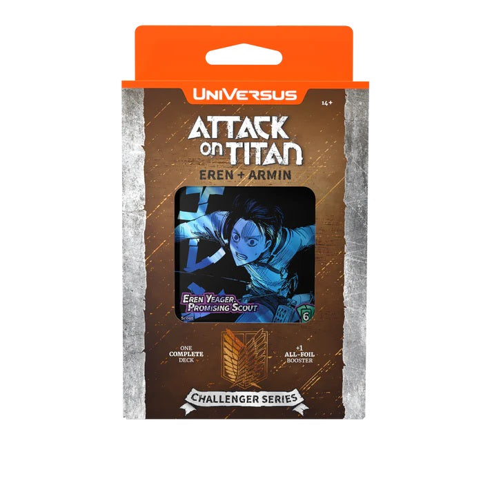 UniVersus CCG Challenger Series Attack on Titan Battle for Humanity Eren and Armin Deck