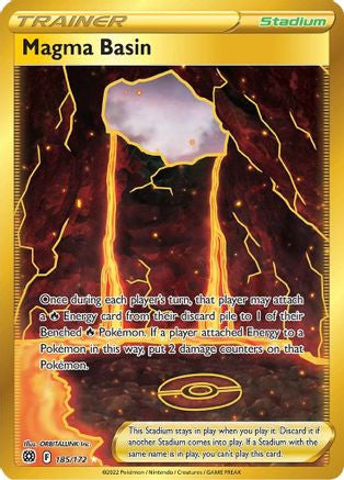 Magma Basin 185 172 Brilliant Stars Holofoil